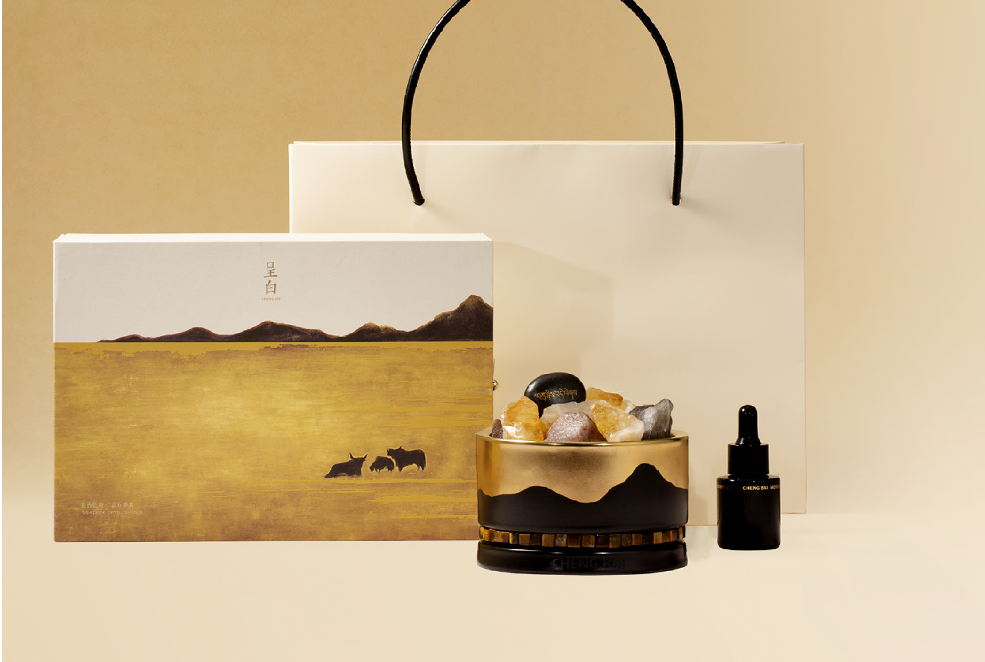Chengbai Crystal Diffuser Set
